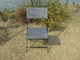 Pool / Beach Leisure Resin Wicker Chair Set With Aluminum Frame